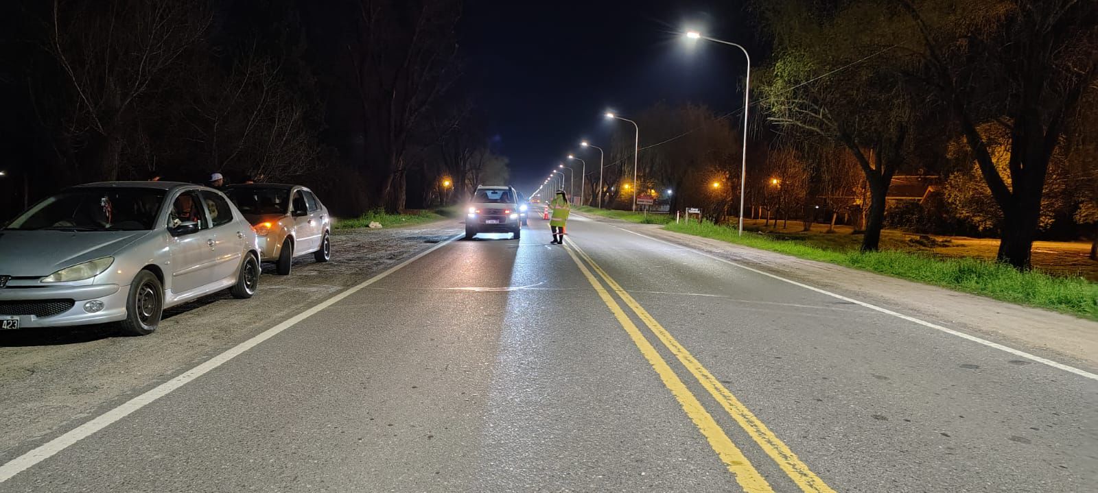 Manejaba a la madrugada por Ruta 9 y lo pararon en el límite entre Funes y Roldán: dio récord de alcoholemia